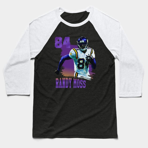 Randy moss || 84 Baseball T-Shirt by Aloenalone